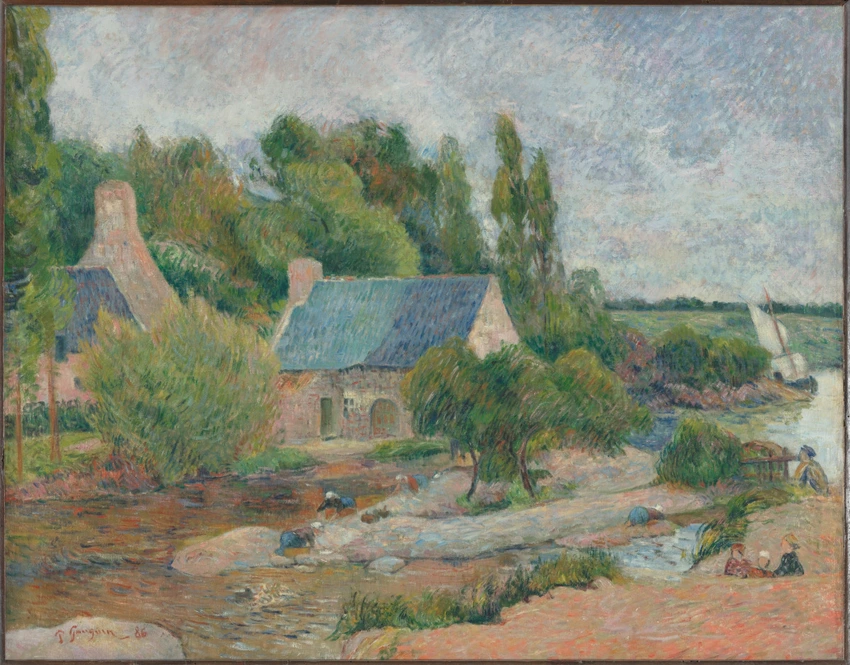 Paul Gauguin - Les Lavandières à Pont-Aven
