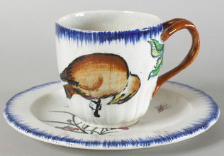 Félix Bracquemond - Tasse à café, service "Bracquemond-Rousseau"