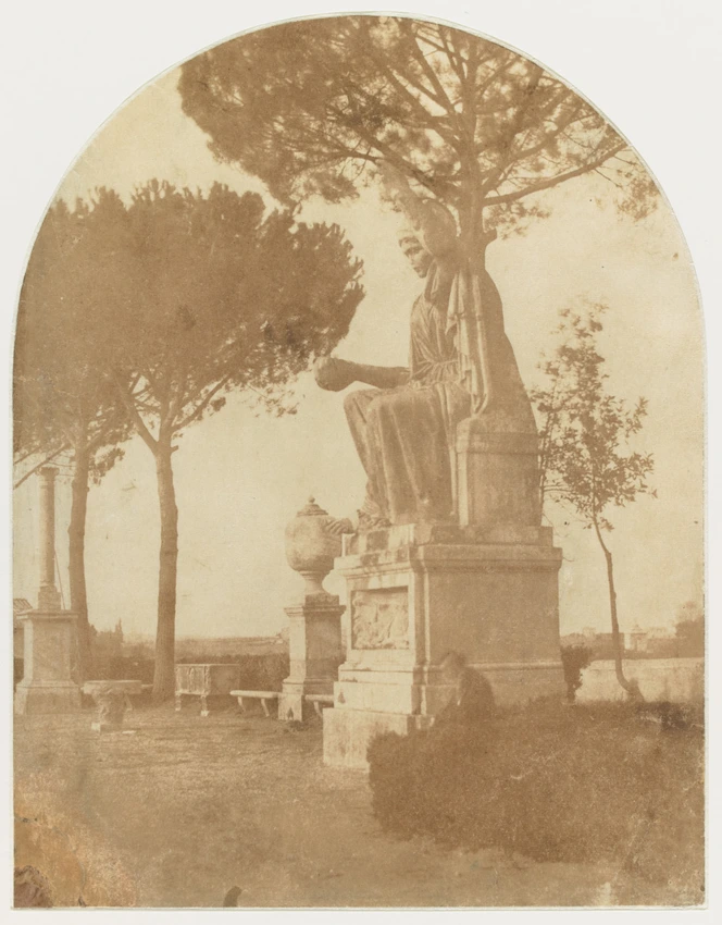 Alfred-Nicolas Normand - Villa Médicis : statue de la déesse Rome