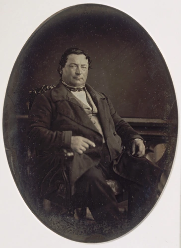 Désiré François Millet - Portrait d'homme assis