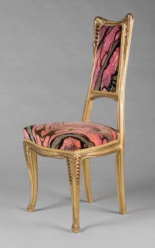 Louis Majorelle - Chaise, décor de fougères