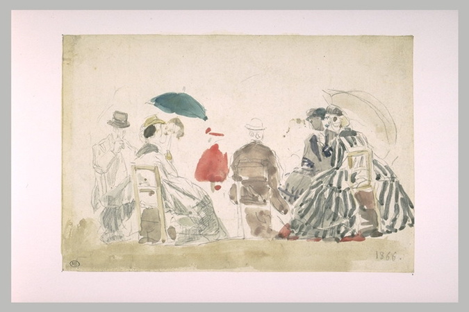 La Rade de Villefranche - Eugène Boudin | Musée d'Orsay