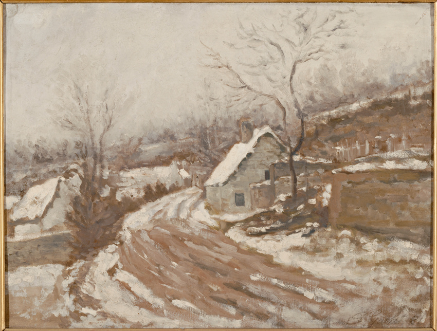 Paul Gachet - La Vieille Route à Auvers-sur-Oise