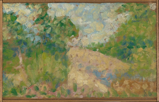 Georges Seurat - Paysage rose