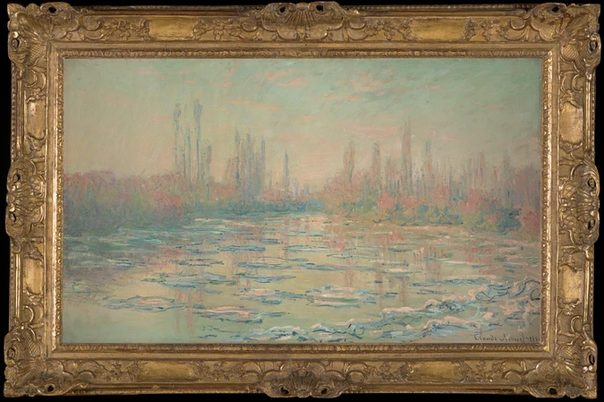 Claude Monet - Les Glaçons