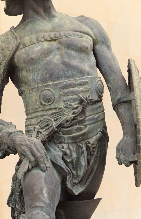 Gérôme exécutant "Les Gladiateurs". Monument à Gérôme - Jean-Léon Gérôme