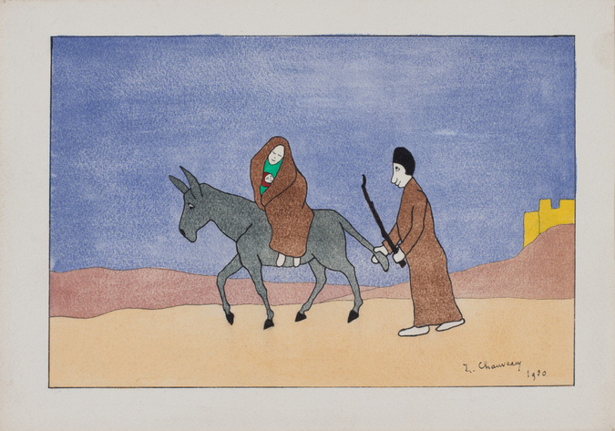 Léopold Chauveau - La Fuite en Egypte