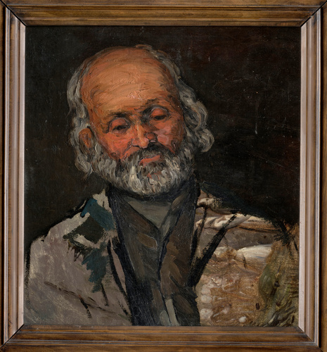 Paul Cézanne - Tête de vieillard (le père Rouvel à Bennecourt ?)