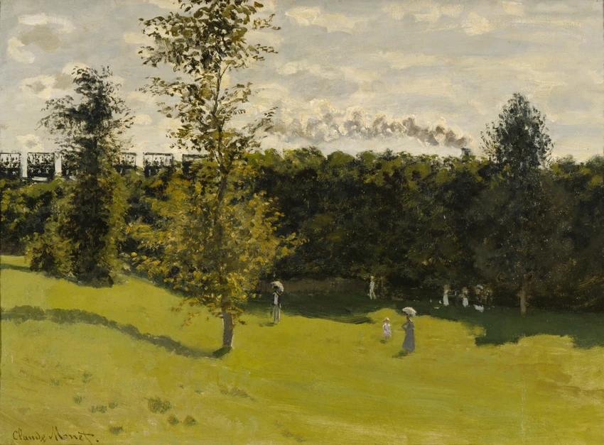 Claude Monet - Train dans la campagne