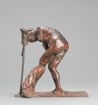 Edgar Degas - Femme se lavant la jambe gauche