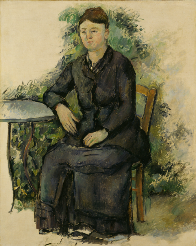 Paul Cézanne - Madame Cézanne au jardin