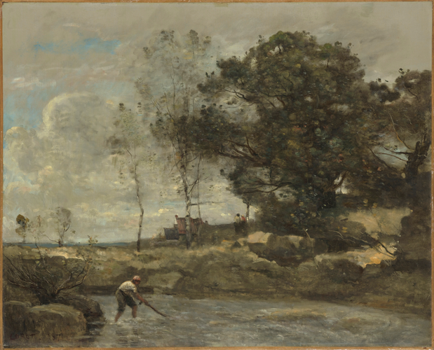 Camille Corot - La Levée des filets