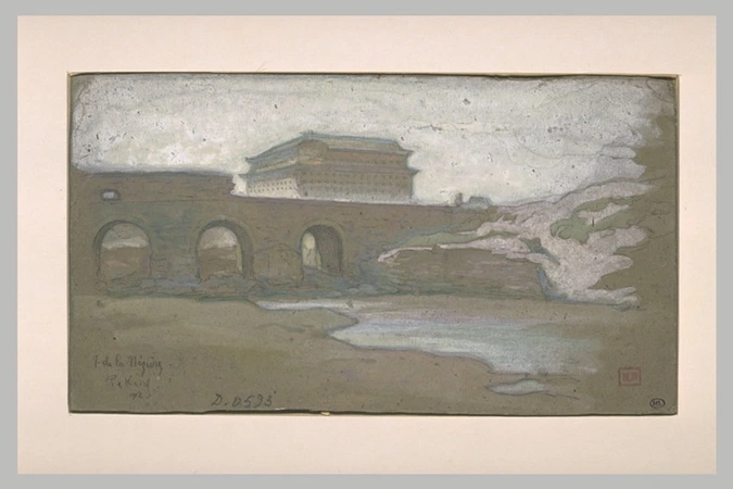 Joseph de La Nézière - Pont à Pékin