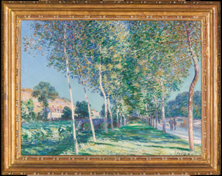 アルフレッド・シスレーL'ALLEE DES PEUPLIERS A MORET Allée de peupliers aux environs de Moret-sur-Loing - Alfred Sisley