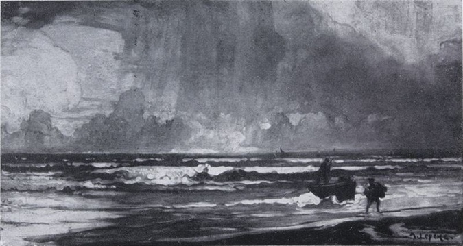 Auguste Lepère - Gros temps