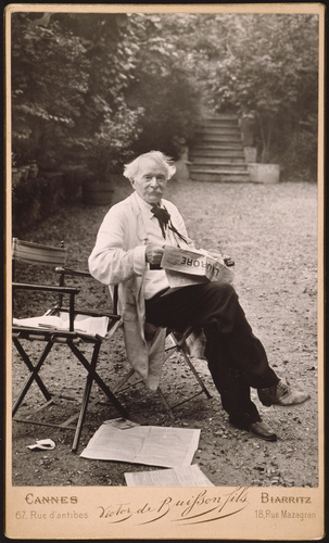 Victor de fils Buisson - Nadar lisant l'Aurore