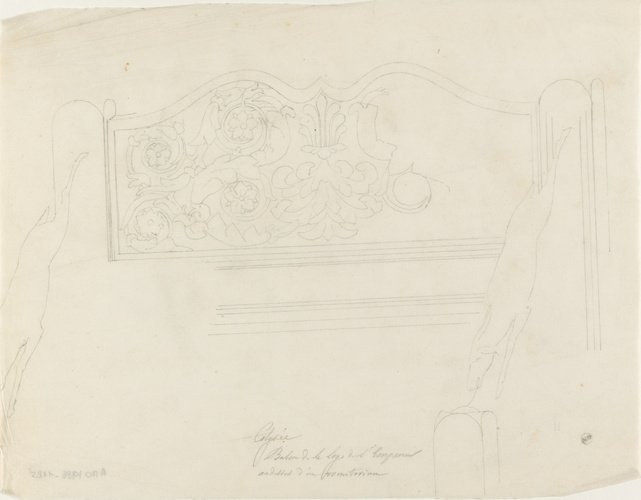 Alphonse Gosset - Colisée de Rome, balcon de la loge de l'Empereur