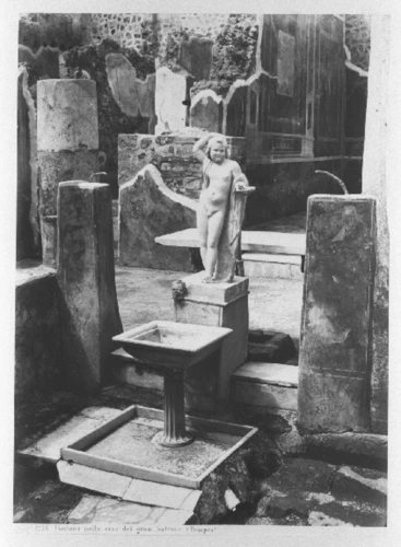 Anonyme - Pompei - Fontana della casa del gran balcone