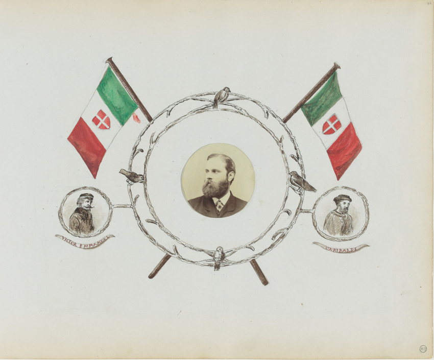 Georgiana Louisa Berkeley - Portrait d'un partisan de Garibaldi