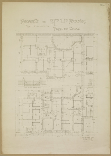 Hector Guimard - Paris 16e, 16, rue La Fontaine, Castel Béranger, propriété de M...