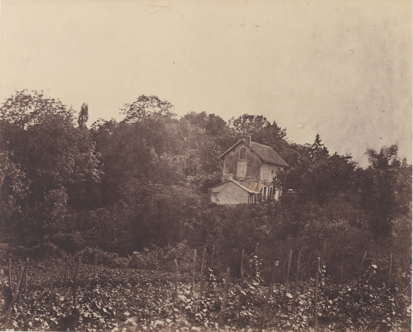 Victor Regnault - Vue de la maison située sur la pente de Sèvres à Bellevue