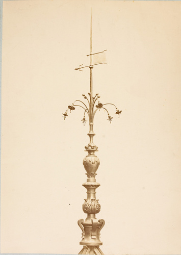 Auguste-Hippolyte Collard - Poinçon en plomb martelé, Château de Lude, Monsieur ...