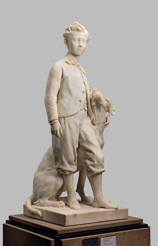 Le Prince impérial et le chien Néro - Jean-Baptiste Carpeaux