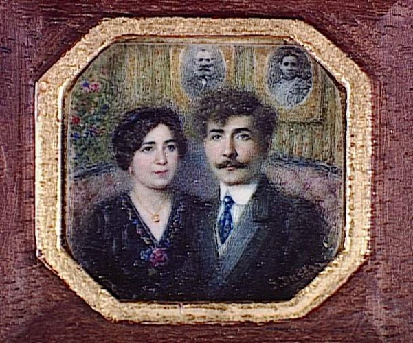 Leo Dubson - Portrait de l'artiste et de sa femme