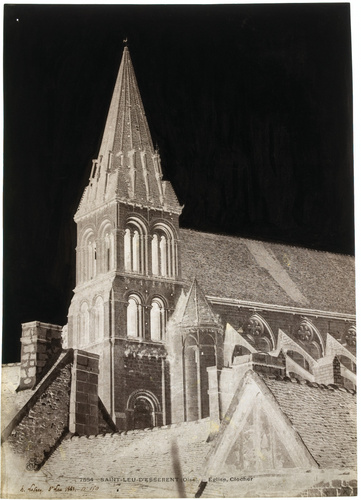 Henri Le Secq - Saint-Leu-d'Esserent (Oise) - Clocher, église Saint-Nicolas