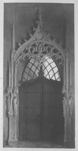 Hermann Emden - Cathédrale de Mayence, vue de l'intérieur du portail conduisant ...