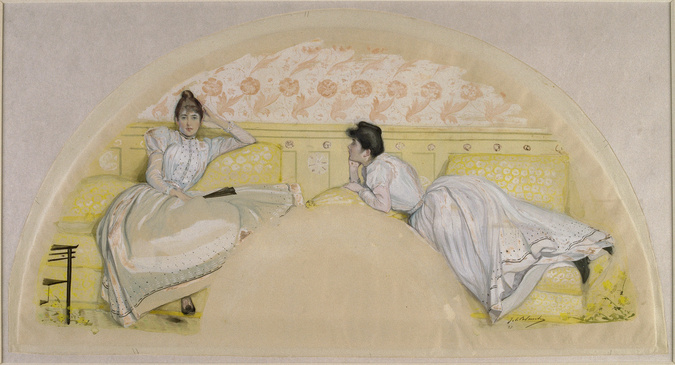 Jacques-Emile Blanche - Jeunes femmes en blanc