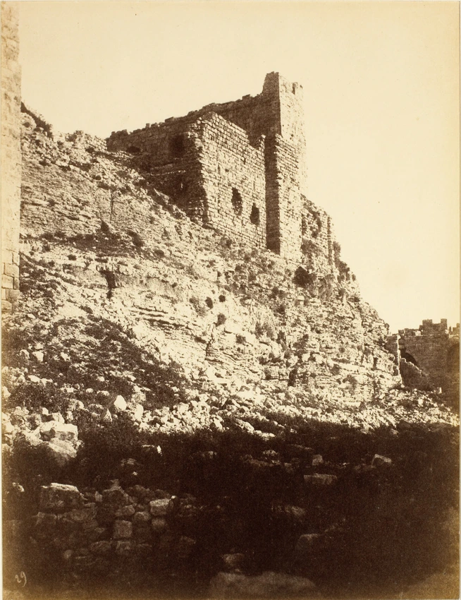 Henry Sauvaire - Karak, tour de Daher, vue extérieure