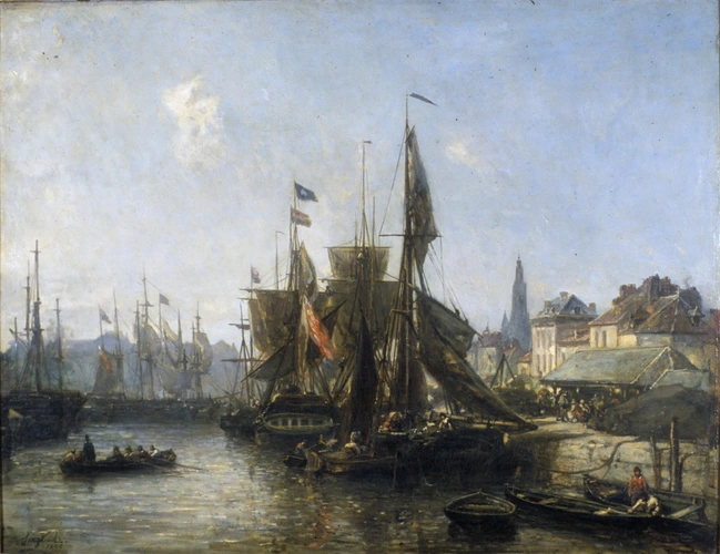 Johan Barthold Jongkind - Le Port d'Anvers