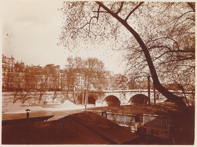 Charles Augustin Lhermitte - Paris - Le pont Marie