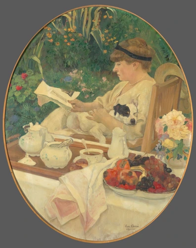 Léon Carré - Le Thé dans le jardin