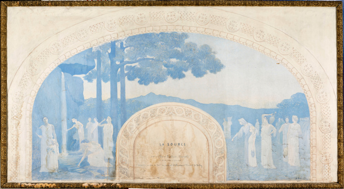 La Source, étude pour le décor de l'Etablissement thermal de Vichy
