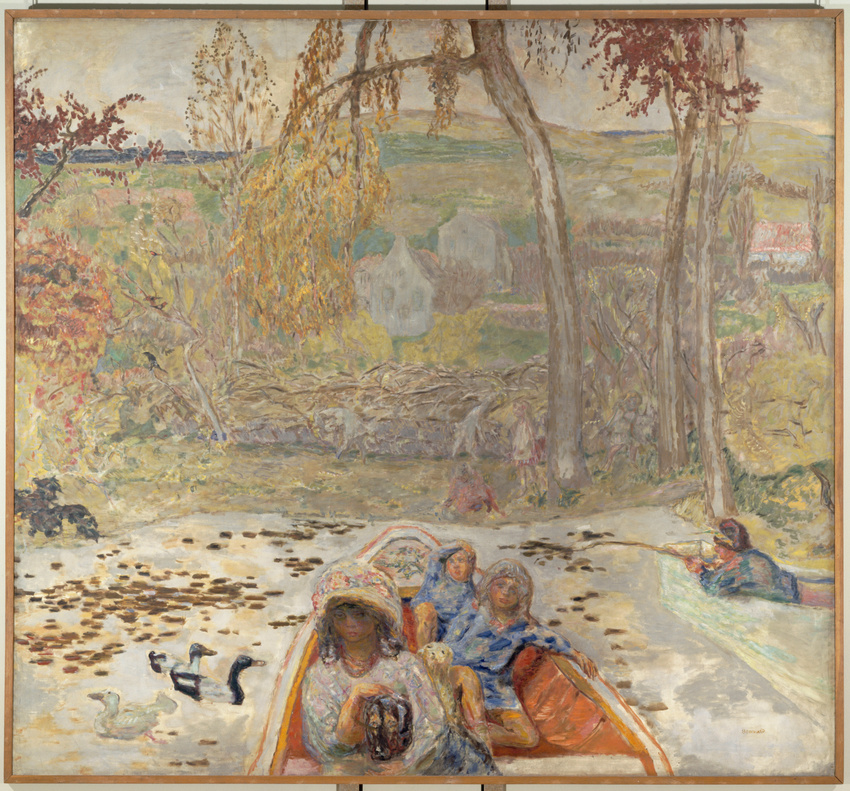 Pierre Bonnard、LES QUAIS DE PARIS Pierre Bonnard / Les Quais de Paris 1906 #bonnard #art