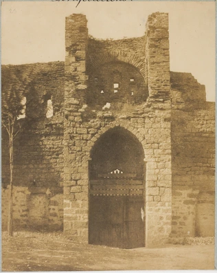 Gustave Le Gray - Cahors (Lot) - Porte Saint-Michel prise du cimetière