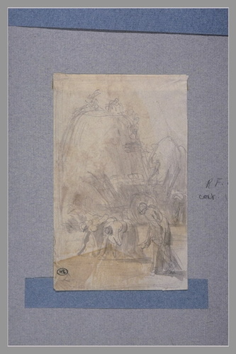 Jean-François Millet - Croquis pour 'Les glaneuses'