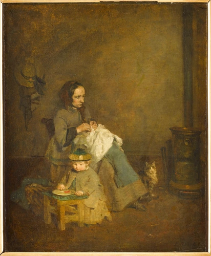 Théodule Ribot - La Ravaudeuse