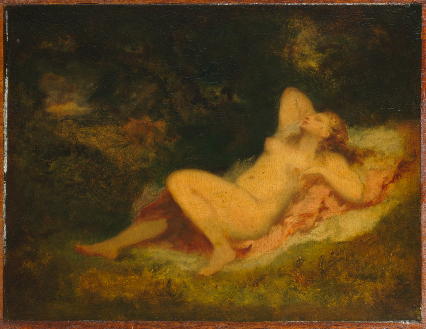 Narcisse Diaz de la Pena - Nymphe endormie
