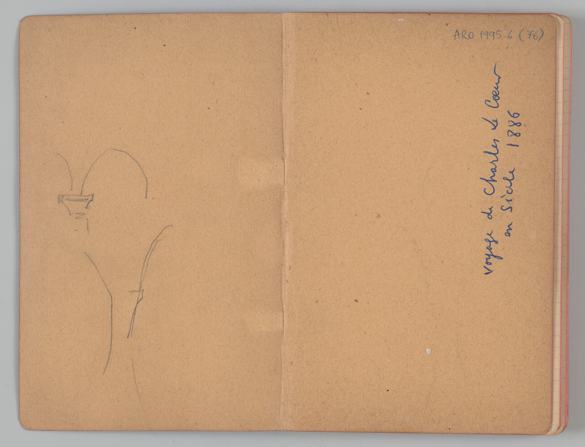 Charles-Justin Le Coeur - Carnet de notes concernant son voyage en Italie