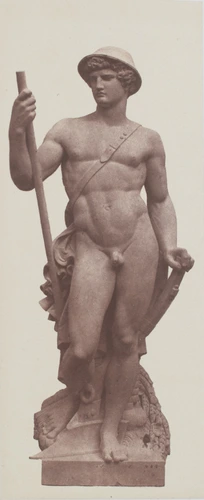 Edouard Baldus - "Le Laboureur", sculpture de Jean Claude Petit, décor du palais...