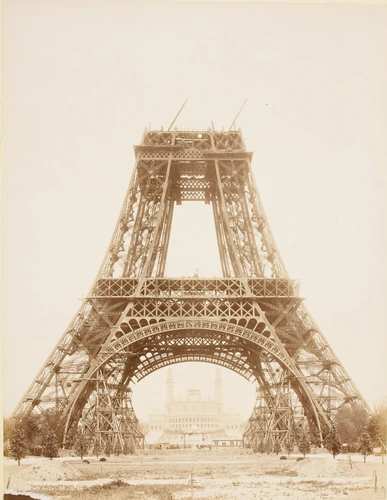 Louis-Emile Durandelle - La Tour Eiffel jusqu'à la 2è plate forme, comprise le 1...