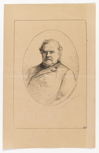 Emile Rivoalen - Portrait d'homme, à mi-corps, de trois quarts à gauche, en form...