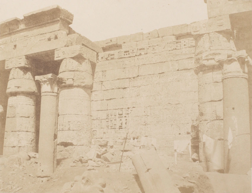 Médinet-Habou, Temple funéraire de Ramsès III, paroi droite - John Beasley Greene