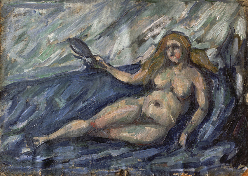 Paul Cézanne - Femme au miroir
