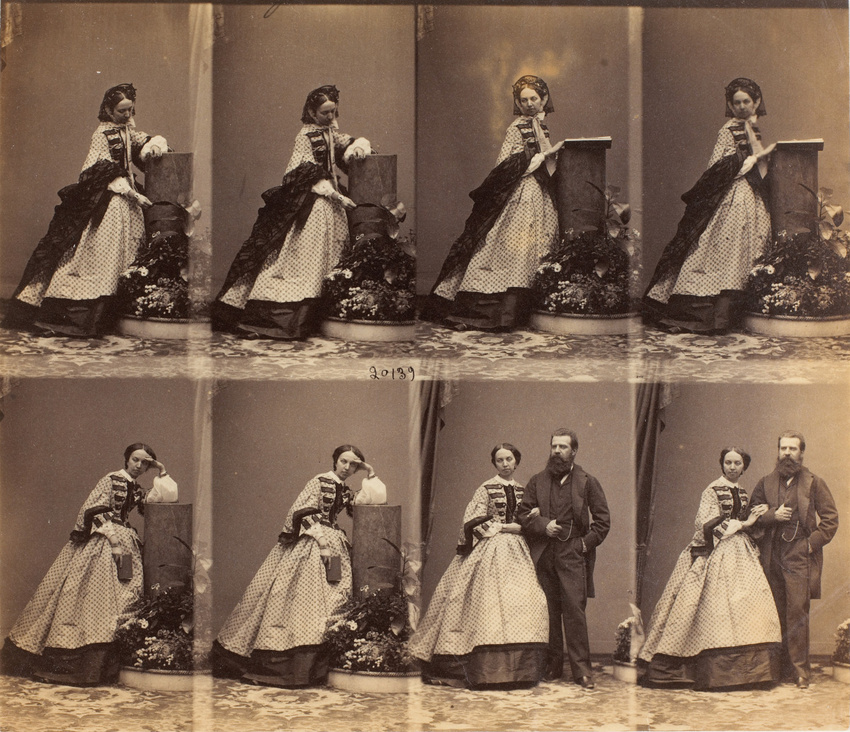 André Adolphe Eugène Disdéri - Prince Pierre et princesse Barbe Kotchoubey en hu...