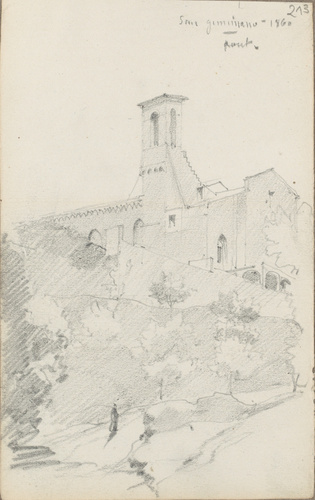 Louis Boitte - San Gimignano, vue générale