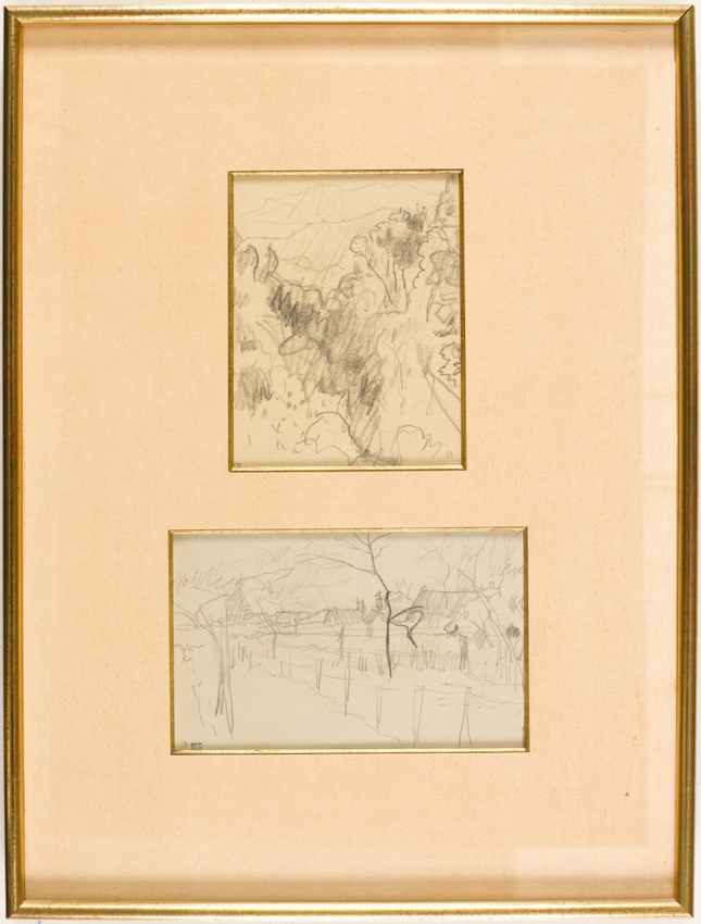 Pierre Bonnard - Paysage avec chaîne de montagnes